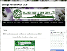 Tablet Screenshot of billingsrodandgun.org